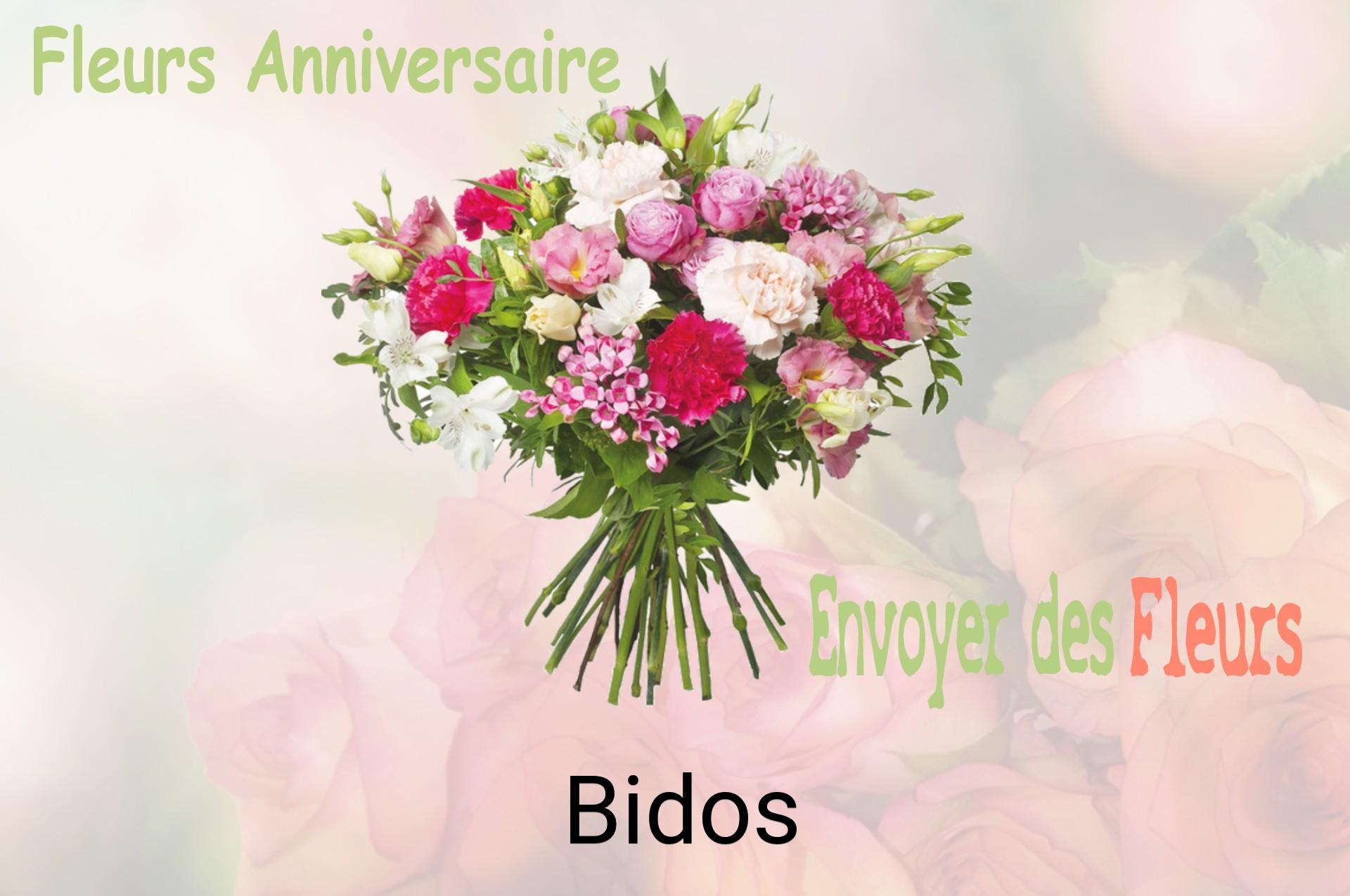 Bouquet de fleurs d’anniversaire livré à Bidos